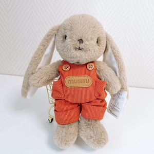 Morbido Peluche a Forma di Coniglio Cartoonesco con Orecchie Lunghe, 5-7 Anni, San Valentino, ODM, Imbottitura in Cotone PP - Product Image 3