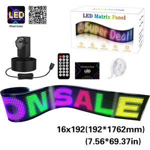 Écran LED publicitaire extérieur avec animation de motifs lumineux, affichage LED <span class=keywords><strong>PVC</strong></span> pour voiture, signalisation LED pour bureau, yeux clignotants, signalisation LED pour taxi - Product Image 2