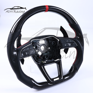 Volante Calefactable de Cuero Negro Personalizado 2021-2024 para <span class=keywords><strong>Audi</strong></span> <span class=keywords><strong>A3</strong></span>/S3/RS3 A4/S4/RS4 F5/S5/RS5 B9.5 - Product Image 5