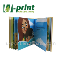 Servicios de libros en inglés educativos para niños de tapa dura de impresión personalizada con certificado del Forest Stewardship Council