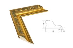 JZ Khung Gỗ Trang Trí Công Phu Vàng Cổ Điển Rắn Gỗ Thông Hình Ảnh Khung Hiện Đại Thiết Kế Phong Cách Tường Ảnh Sơn Mouldings - Product Image 5
