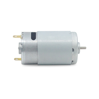 Motor DC listrik Mini, pengering rambut motor DC elektrik kecepatan tinggi 6v 12V 360 365 380 385 390 395