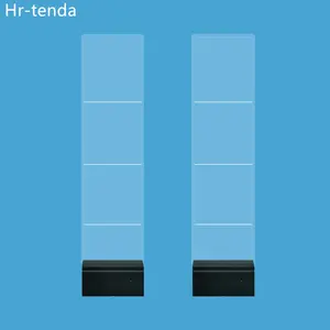 Perangkat EAS anti Maling ritel sistem keamanan deteksi jarak jauh akrilik kualitas tinggi sistem RF 8.2mhz jammer pintu