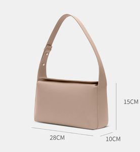 Bolso de hombro de estilo simple, color sólido, tipo bandolera, rectangular, para mujer. - Product Image 5