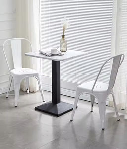 Barato estilo industrial apilable al aire libre muebles para el hogar hierro pequeño Bistro café restaurante comedor espalda larga Tolix silla - Product Image 6