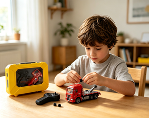 Auto Telecomandata Rimorchiabile 2.4Ghz, Camion RC Staccabile per Bambini, Gioco per Interni ed Esterni, Regalo di <span class=keywords><strong>Compleanno</strong></span> e Natale per Ragazzi - Product Image 1