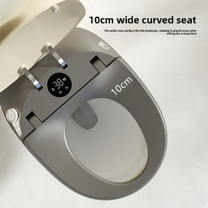 עיצוב מודרני קיר שירותים אינטליגנטי ניקוי עצמי אוויר ייבוש אוויר חם מושב דאווריזציה אוטומטית - Product Image 2