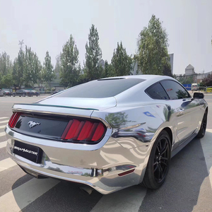 TSAUTOP Super Mirror <strong>Chrome</strong> <strong>Silver</strong> Car Sticker Car <strong>Wraps</strong>
