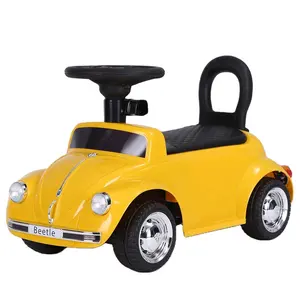 רישיון ורוד מיני לרכב עבור תינוק לרכב על מכונית תינוק מכונית חשמלית עם push בר