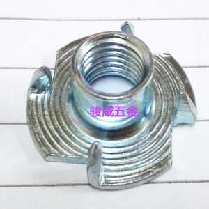 Écrou à quatre branches à fond plat M4 8 mm, entièrement fileté, en alliage de zinc, quincaillerie de fixation pour meubles - Product Image 5
