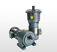 Moteur à engrenages électrique monophasé triphasé de type horizontal CE Taili à bas prix 1,5/2,2 kW, petit moteur à engrenages AC