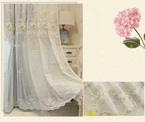 Rideau Couture Brodé Transparent : Une Touche d'Élégance pour Vos Espaces de Vie, Chambre Incluse - Product Image 6