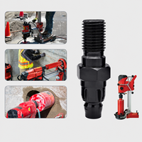 Adaptateur de trépan diamanté Tengrui DDBI en acier allié, connecteur mâle 1-1/4"-7 UNC et femelle 1/2" BSP pour le carottage du béton et de la maçonnerie