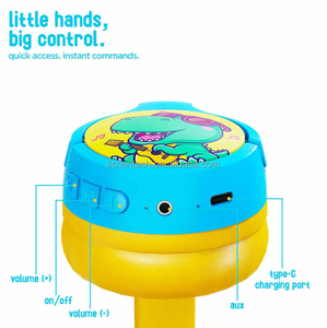 Cuffie Wireless Colorate per Bambini con Microfono Integrato per Ragazzi e Ragazze, Ideali per Viaggi e Uso con Telefono Cellulare - Product Image 3