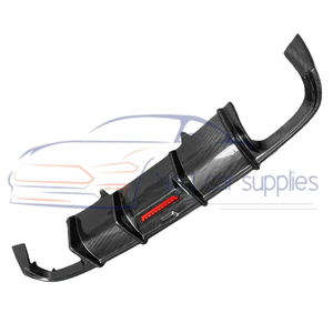 Pour A4 B9 fibre de carbone <span class=keywords><strong>KB</strong></span> Style diffuseur arrière avec lèvre de pare-chocs léger pour A4 B9 Non Sline 2017-2019 - Product Image 3