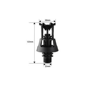 360 Graus Ajustável Micro Bocal Sprinkler 3/4 Polegada Linha Masculina Plástico Jardim Gramado Irrigação para Fazenda Agrícola - Product Image 4