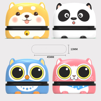 Jouet en plastique personnalisé personnalisé tampon en caoutchouc mignon enseignant tissu auto-encreur timbres nominatifs pour enfants