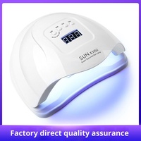 Lampe UV LED ZHIJIA 120W en plastique avec 4 réglages de minuterie Sunx5plus pour la polymérisation du vernis à ongles en gel