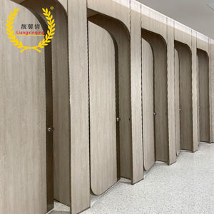 Panneau moderne en HPL cloison de toilette commerciale populaire pour attrayant nid d'abeille étanche pour les toilettes de salle de bain de bureau d'<span class=keywords><strong>occasion</strong></span> - Product Image 2