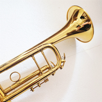 STR120 Bb Key Professional Handcraft Gold Lacquer Finished Trumpet