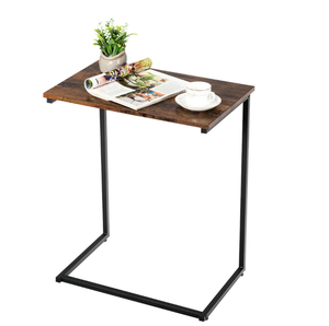 End Side khay cà phê sofa bảng hình chữ C máy tính xách tay TV Snack đứng với khung kim loại - Product Image 1