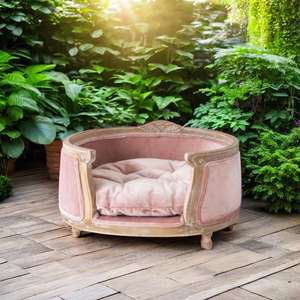 Eco-friendly <strong>Wood</strong> European-Style Carved <strong>Dog</strong> Nest Cat Nest Pet Sofa Pet <strong>Bed</strong> for Small Animals Wholesale and Retail Available - Product Image 3