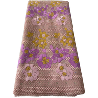 Kain Brokat Tulle Bordir Bunga 3D Berkualitas Tinggi NI.AI Asoebi Swiss Net Lace Afrika, Kain Brokat Afrika
