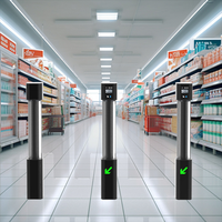 Torniquete Inteligente de Alta Eficiencia y Paso Rápido con Código QR Anti-Emparejamiento para Entrada de Centro Comercial, Certificado CE