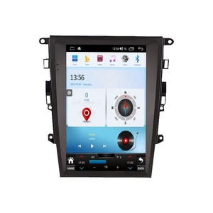 Tesla estilo navegação gps android dvd player, para carros ford mondeo/fusion 2013 -2019