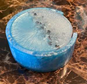 Decorative Resin Tea Coasters for Dining Table and Coffee Table Styling Heat Resistant Resin Tea Coasters - Product Image 6