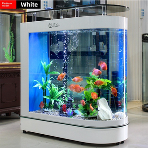 <span class=keywords><strong>Aquarium</strong></span> en verre transparent sur mesure, grand cube, <span class=keywords><strong>aquarium</strong></span> pour poissons, <span class=keywords><strong>aquarium</strong></span> en verre avec façade bombée - Product Image 2