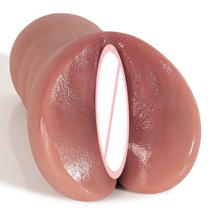 초현실적인 질감의 성인 남성 자위기구 이중 채널 슬리브 포켓 푸시 남성용 섹스토이 성인용품 - Product Image 1