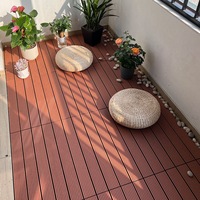 Revêtement de sol WPC moderne à clics rapides, imperméable et durable pour espaces extérieurs, dalles de terrasse WPC pour jardins, hôpitaux, parcs et extérieurs.