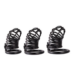 ステンレス鋼製貞操帯男性用デバイス男性用貞操ケージBDSMボンデージベルト貞操ケージロック大人カップルゲーム男性用セックストイ - Product Image 6