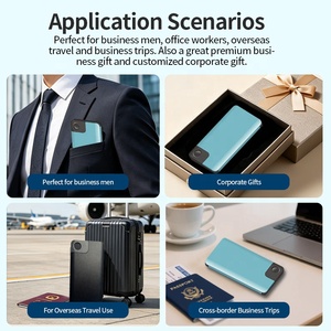 Étui de carte de sécurité intelligent avec port de type C, 180 jours d'autonomie, contrôle par application, utilisation universelle à domicile, matériau plastique - Product Image 3