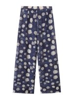 Vêtements pour femmes SHENZHU - Nouvelle collection printemps 26 : Pantalon semi-transparent à pois, taille mi-haute, simple et polyvalent 1915027 1108027