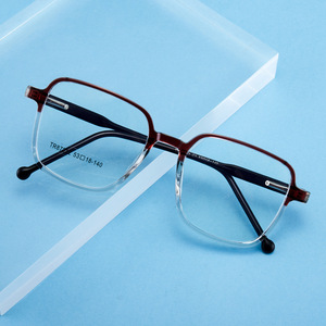 Montura de Gafas Cat Eye TR87212, Montura Completa TR90, Protección Anti Luz Azul, Unisex, Acetato, Diseño Moderno - Product Image 3