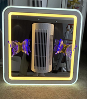 Ventilateur de Plafond Moderne Design Papillon, Encastré, Smart LED, Avec Télécommande, Pour Chambre ou Hôtel