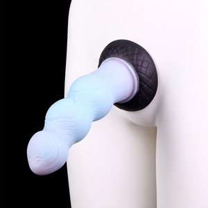 Textured Fantasy <b>Dildo</b> with Unique Scale Design Flexible Body Safe Silicone Penis Adult Toy for Woman Wholesale Discreet - Product Image 3