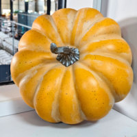 Grande citrouille décorative en mousse pour la décoration de table de fête de jardin en extérieur, Festival de la Récolte d'Automne et Thanksgiving