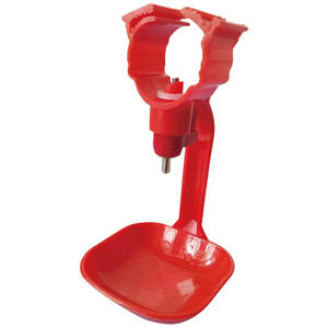 Red <span class=keywords><strong>Poultry</strong></span> Chicken <span class=keywords><strong>Cup</strong></span> <span class=keywords><strong>Drinker</strong></span> Mamilo Bebedor com Copo plástico Bebedores Frango - Product Image 4