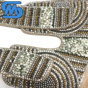 Parte superior de estilo <span class=keywords><strong>Birk</strong></span> marrón chocolate, parte superior de sandalia adornada con diamantes de imitación - Product Image 2