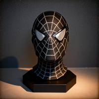Masque de héros 3D amusant pour cosplay, avec yeux rouges et bleus clignotants à LED, pour les fêtes, cadeau pour enfant