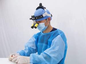 Tandheelkundige Kop Gemonteerd Chirurgische Loupe Slh 4.0x & 5.0x & 6.0x Werkafstand Optionele Verstelbare Pupilafstand - Product Image 3