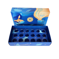 Boîte d'emballage pour capsules de café, logo personnalisé, boîte de présentation en carton de luxe pour espresso, ouverture facile, laminage mat, OEM, faible MOQ, FSC