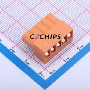 JL396-39605O01 Plug-in Terminal Block P=3.96mm Connector ( Connector Type: Plug )( Construction: 1x5P )( Pitch: 3.96mm ) - Product Image 2