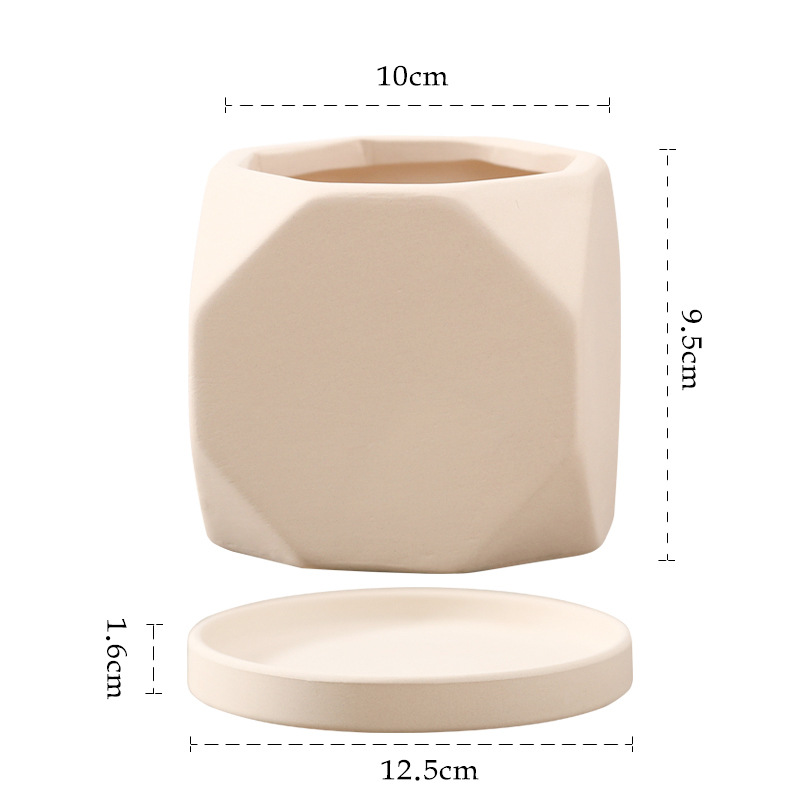 Rombo liso de ocho lados, 10 cm.