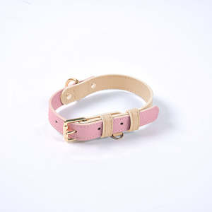 SinSky-<span class=keywords><strong>Collar</strong></span> de cuero para perro cachorro, <span class=keywords><strong>collar</strong></span> de entrenamiento para caminar, color personalizado, de lujo - Product Image 2