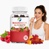 Ausreson OEM Gummies Complexe de Magnésium Glycinate Vitamine D3 Zinc Suppléments pour le Sommeil Acides Aminés Calcium Magnésium Glycinate