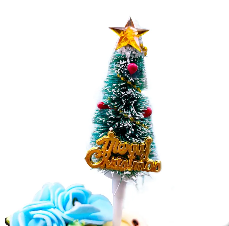 Penjualan Baru Perlengkapan Pesta Puncak Kue Natal Dekorasi Kue Puncak Kue Pernikahan Puncak Pohon Natal Puncak Bintang